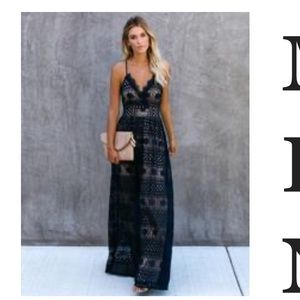 Vici Collection Mosaic Fall Lace Dress